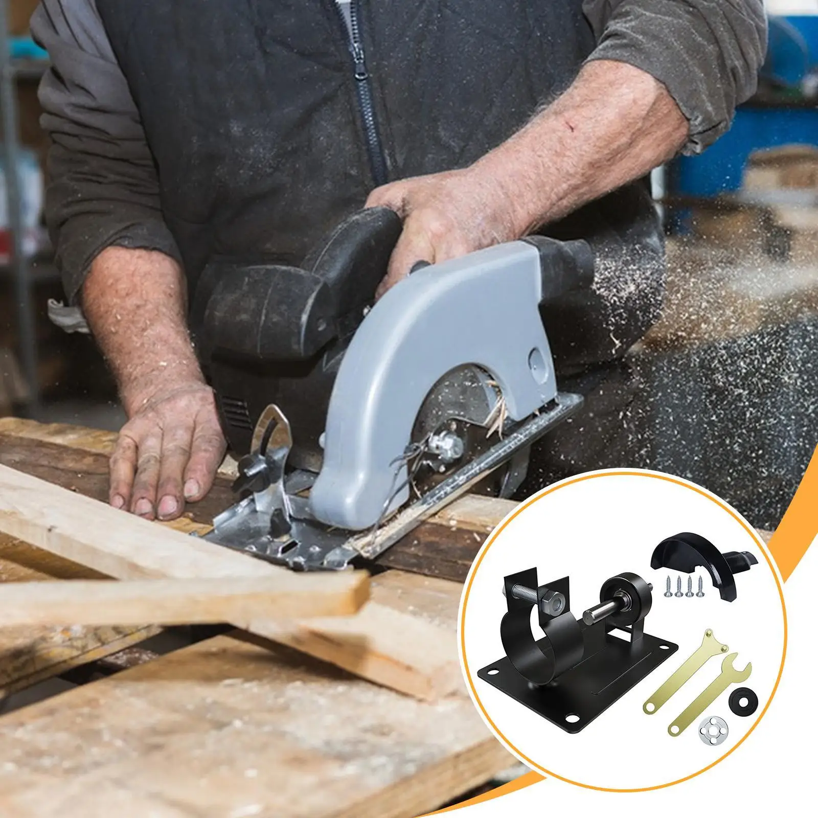 

Electric Drill Cutting Stand Set Stable Tool Convert to Grinding Machine Heavy Duty Polishing Grinding Seat Cutter Accessories