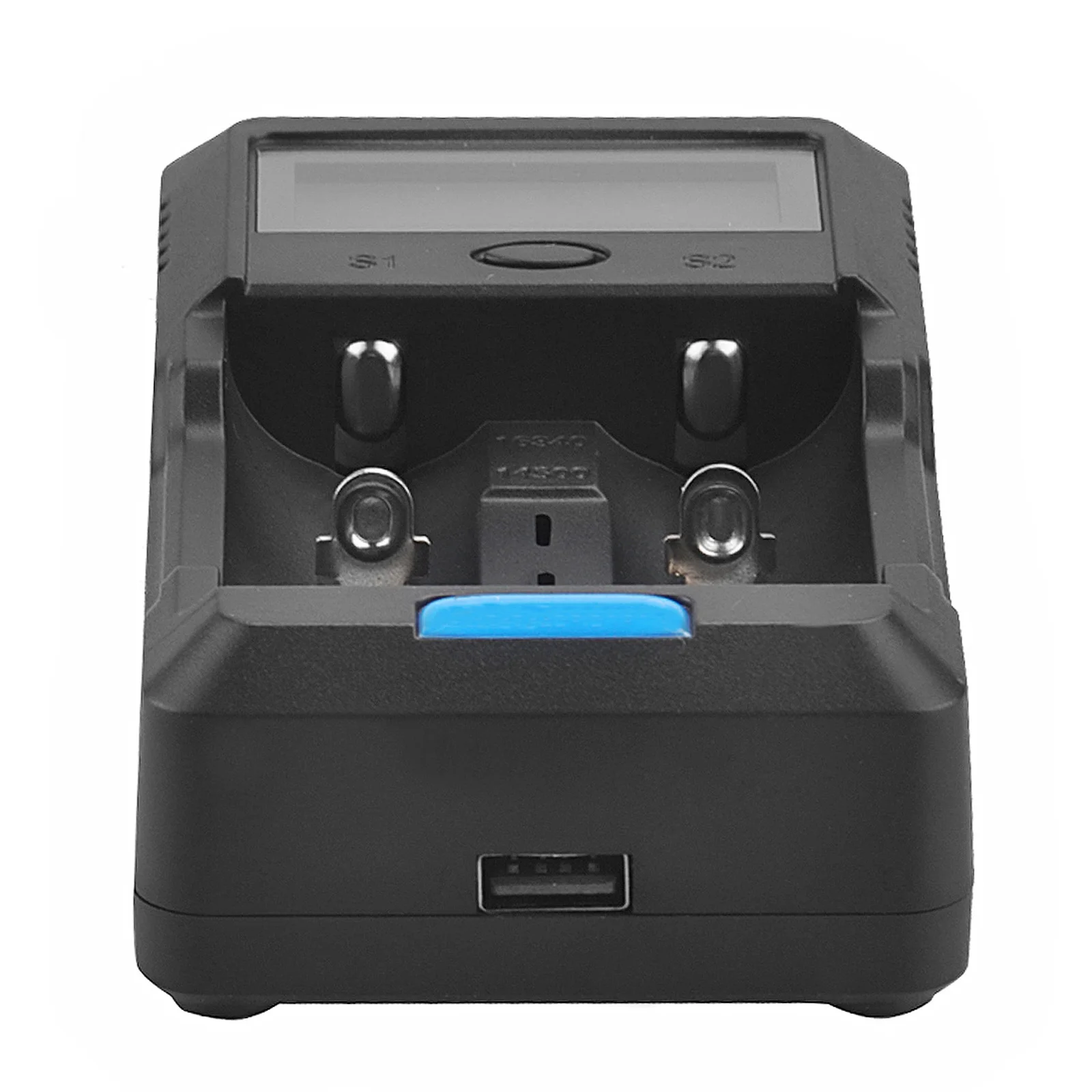 

Foxnovo F-2 2-Slots LCD Intelligent for 3.7V 1.2V Batteries with Voltage Display USB Output and Car Home Use Adapters