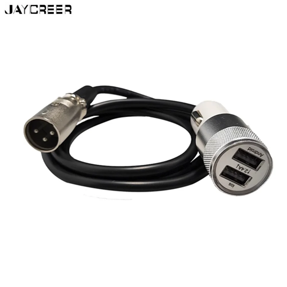 JayCreer XLR Flash charging Cable For Power Wheelchair