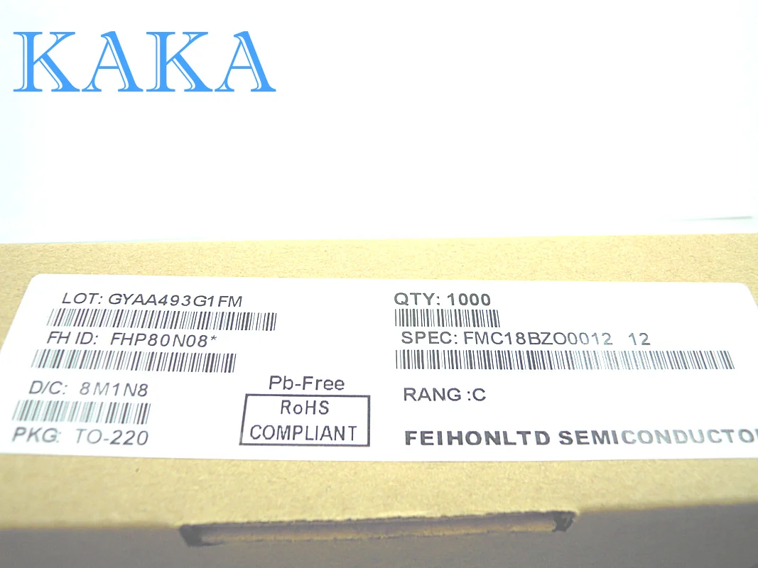 10 Uds nuevo Original FHP80N08-J8--FH/TO-220