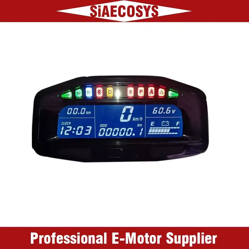 

Электрический спидометр 48 В - 96 В для электромобиля, спидометр, датчик Холла, тип X8-E, дисплей автомобильных аксессуаров