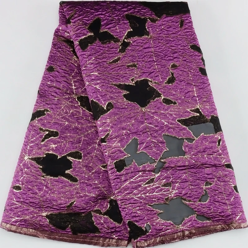 

Unique 2023 Embroidery Jacquard Brocade Voile Lace Fabric African Nigerian Tulle Mesh Lace Jacquard Gilding Lace For Bridal