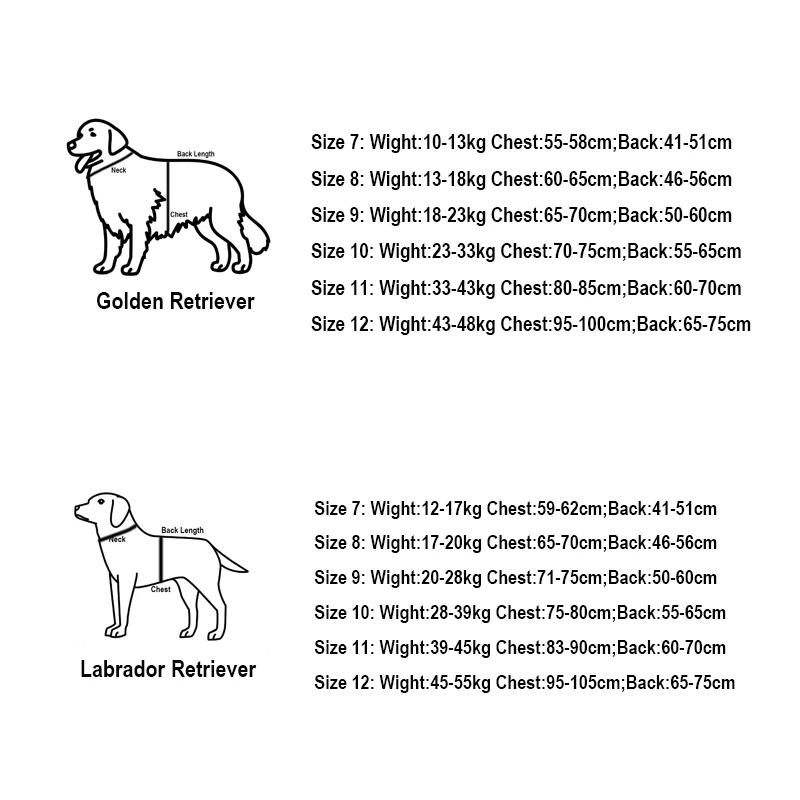 Fashion Large Dog Clothes Winter Waterproof Dog Vest Warm Pet Clothing Big Dog Jacket Labrador Golden Retriever Costume