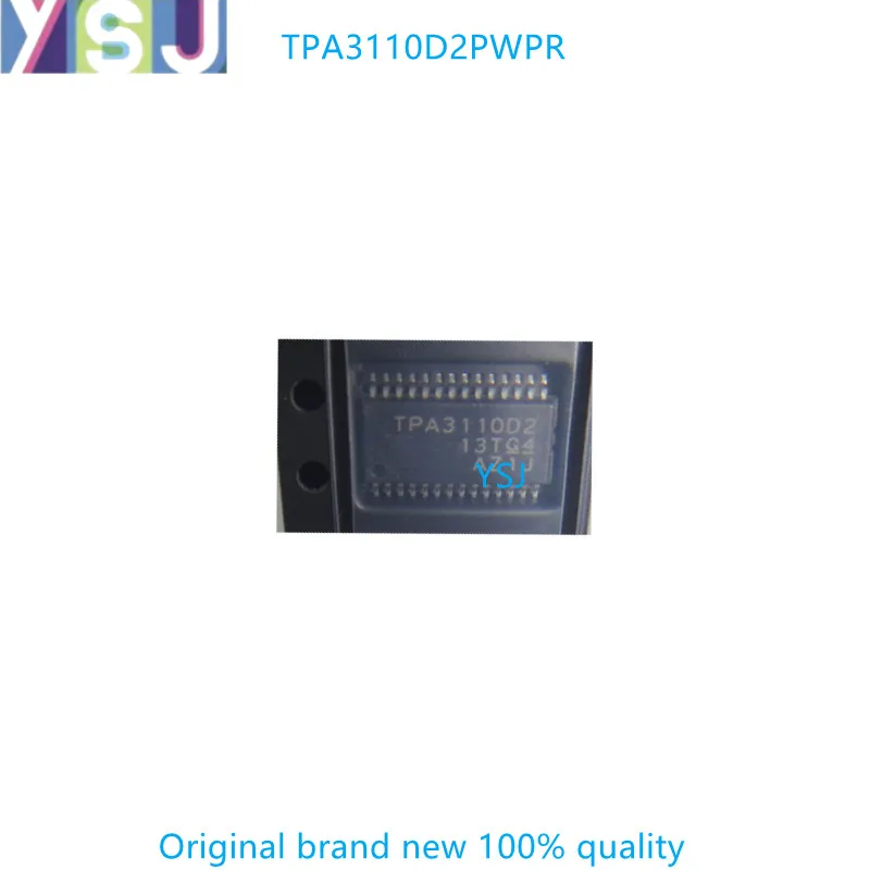 

TPA3110D2PWPR IC AMP CLASS D STER 15W 28HTSSOP