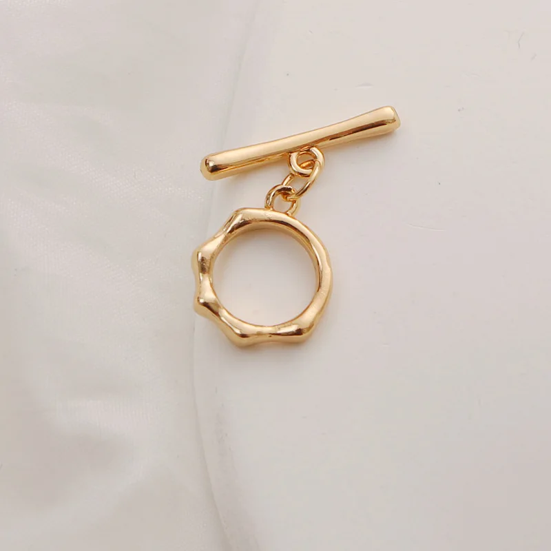 

WKT-JFE108 Hot Selling 10PCS Flower Shape Yellow Brass Connecting Buckle DIY Necklace Or Bracelet Handmade Jewelry Accessories