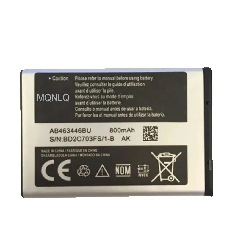 AB463446BU AB043446BE AB553446BU Battery For Samsung C3300K X208 B189 B309 GT-C3520 E1228 GT-E2530 E339 GT-E2330 C5212