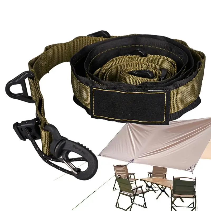 

Campsite Storage Strap Adjustable Hiking Organizer With Loop 5.41 Feet Multifunctional Storage Gear Hammock Accessories For