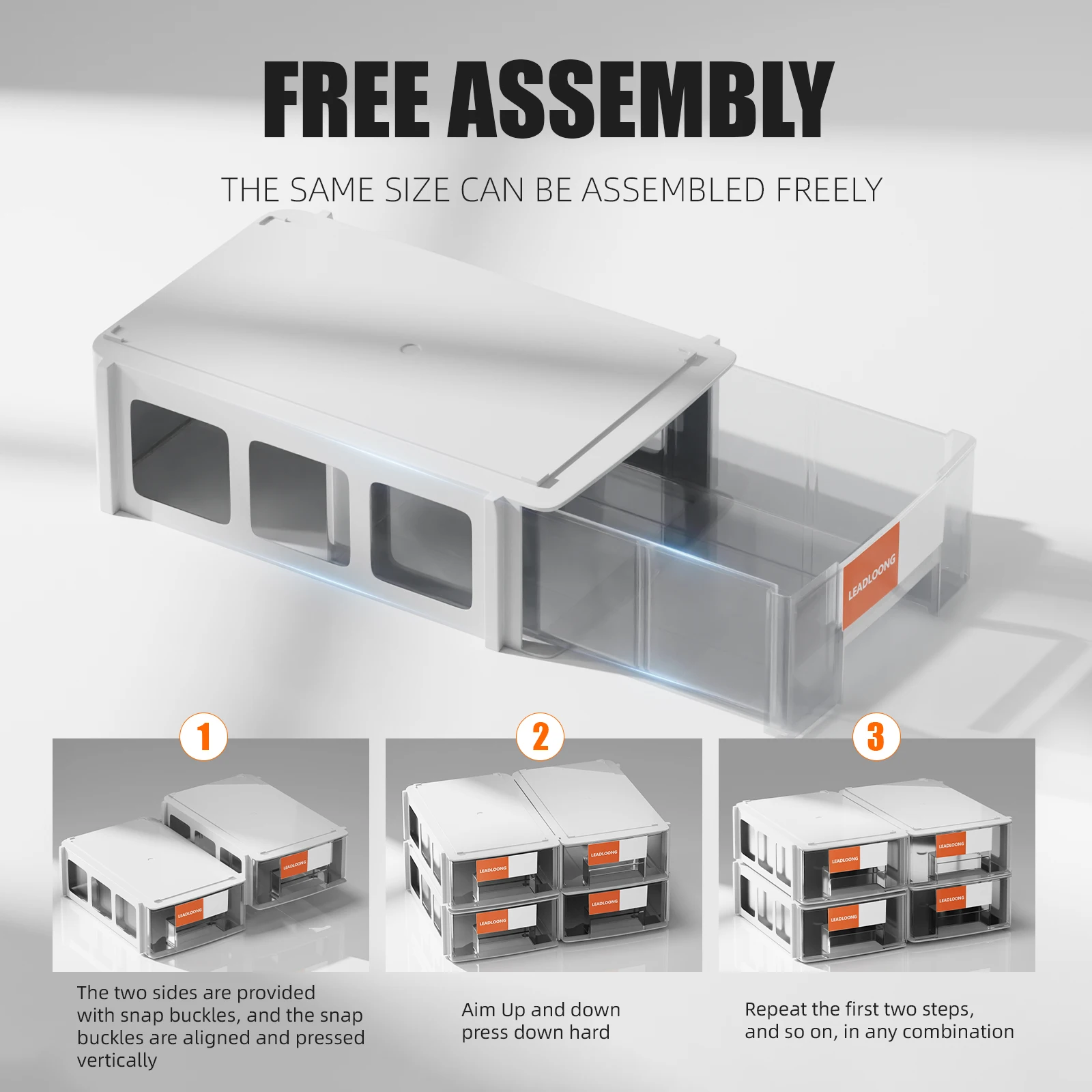 8/16pcs Plastic Mini Storage Box, Stackable Small Tool Storage Bin, Screw Parts Crafts Sewing Thread Jewelry Storage Organizer