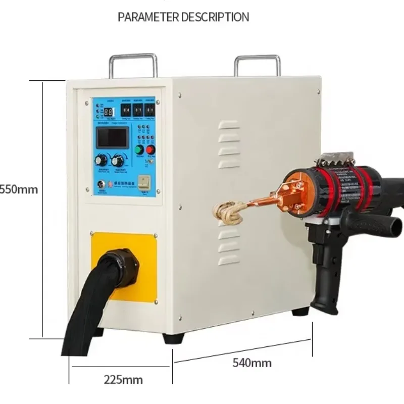 High Frequency Induction Heating Machine Induction Heater Quenching Induction Equipment 15kw Electromagnetic Heating Equipment