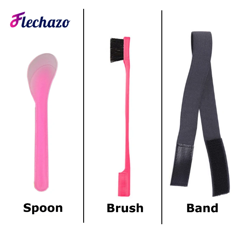 Flechazo Strong Hold Waterproof Lace Glue And Remover For Hair Invisible Hair Bond Glue Hair Wax Stick For Hairpiece Replacement