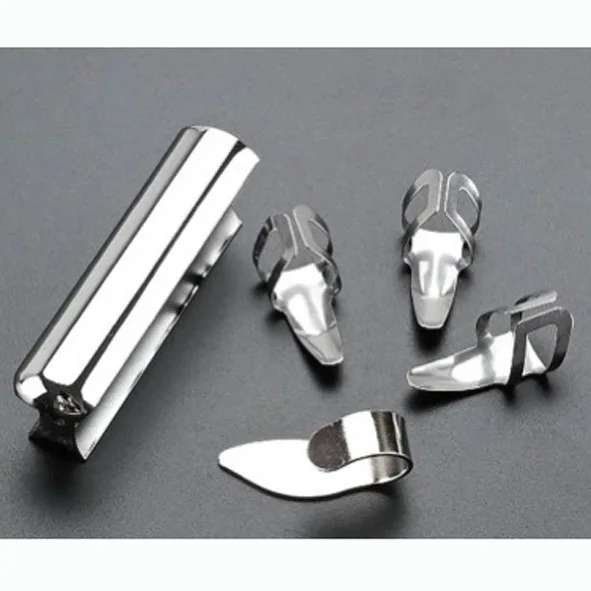 

10pcs Guitar Slide Finger Cots Nickel Alloy Copper Electric Acoustic Accessories Compact Design Ergonomic Suitable Stage