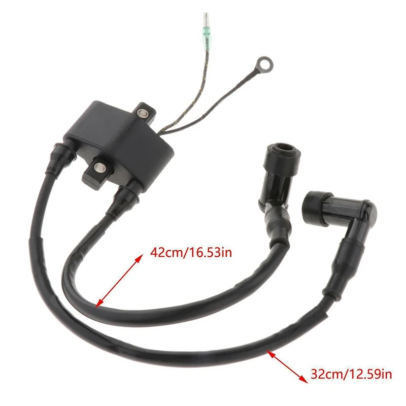

2PCS Outboard Boat Motor Ignition Coil Parts 3G2-06040-4 803706A1 3G2-06040 3G2060404 Parts Accessories For Tohatsu 9.9 15 18HP