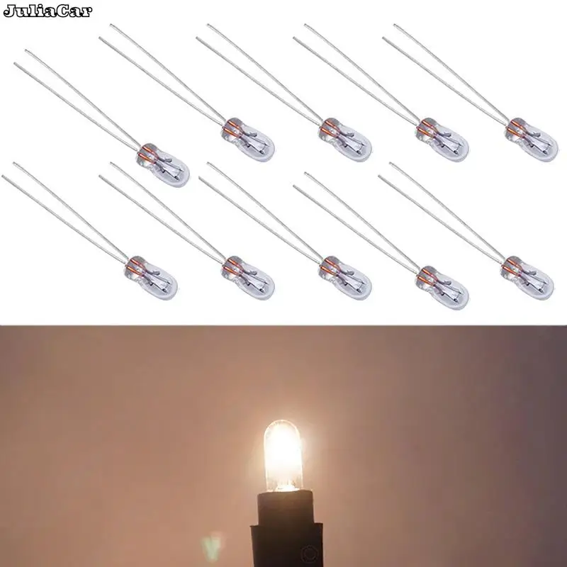 10 Pcs Car Dashboard Lights | Car Instrument Lamp T3 Led Dash Light Bulbs | 12 Volt LED Car Light Lamp Dash Bulbs