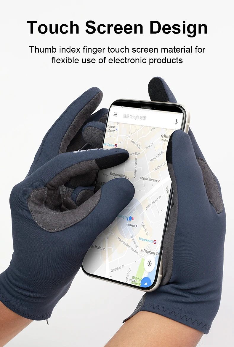 INBIKE Herbst Winter Thermische Fahrrad Handschuhe Touchscreen Männer Frauen MTB Rennrad Handschuhe Sport Fitness Outdoor Radfahren Handschuhe – Detail 12