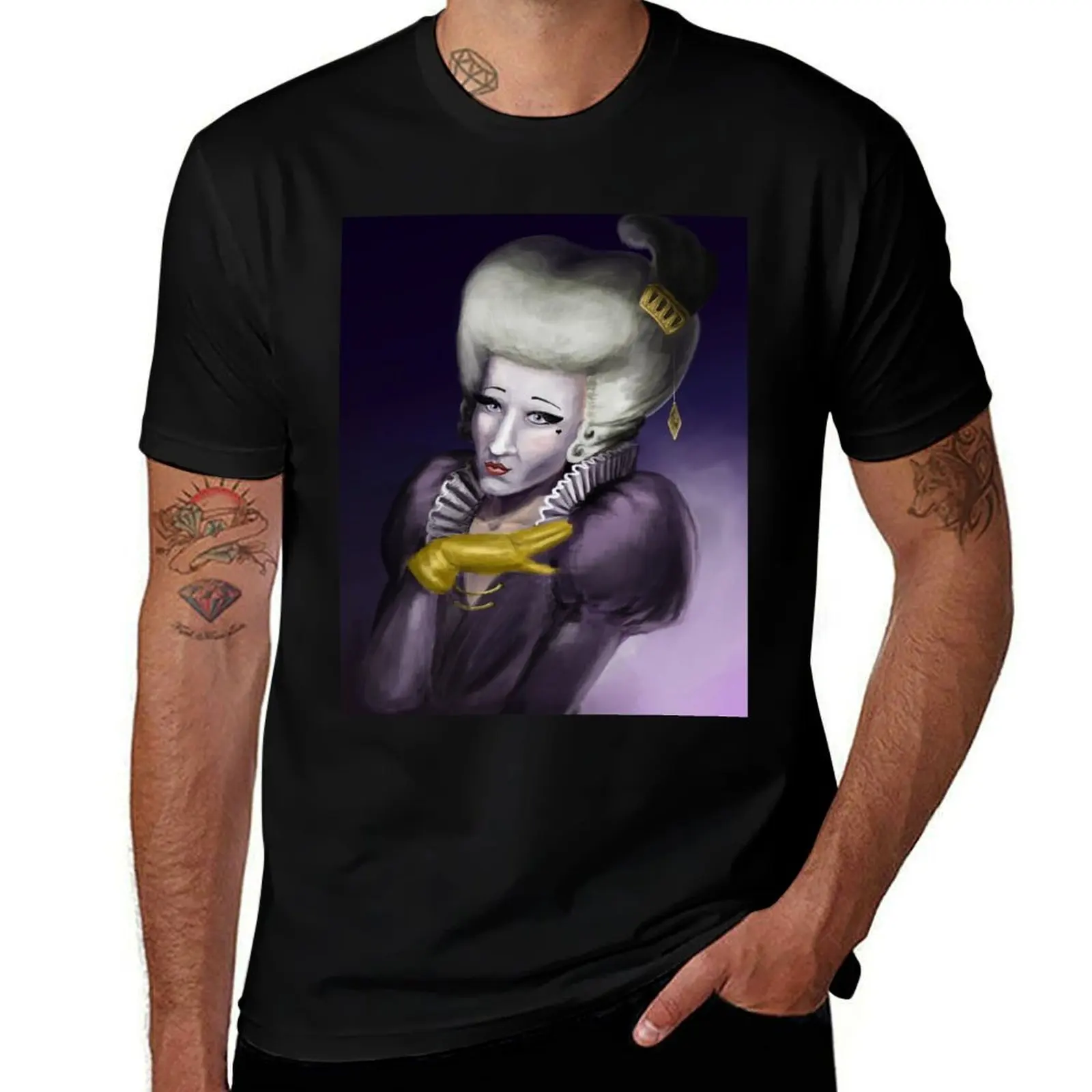 

Flourish, Glamour Bard Extrodinaire T-Shirt t shirts cotton 100% t shirts for man slim fit T-shirt