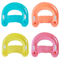 U-shaped Swimming Pool Inflatable Air Mattres with Cup Holder Water Floating Chair Sleeping Bed Summer Beach Lounger Hammock