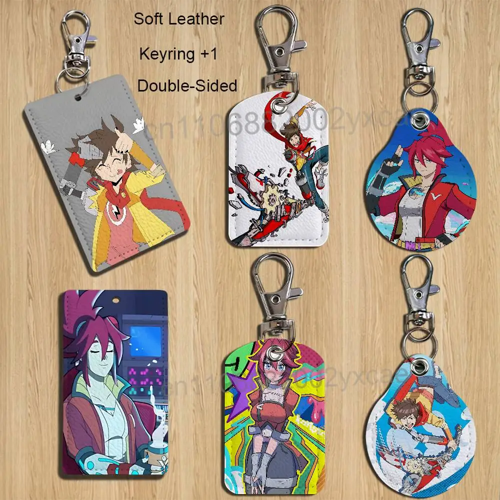 Tarjetero Chai Korsica Hi-Fi Rush con llavero, protección ejecutiva para tarjetas bancarias, de crédito, de metro y autobús