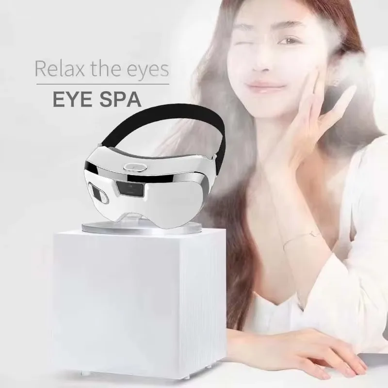 【Hot】Portable USB  Eye Therapy  Eye Glasses High Tech  Eye Massage Equipment With Heat Compression