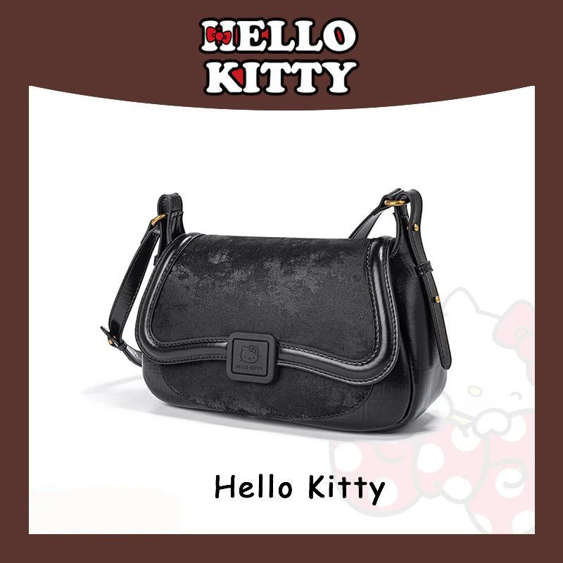 Kawaii Hello Kitty Shoulder Bag Retro Armpit Bag Personalized Commuter Ladies Crossbody Cartoon Bag Birthday Gift for Friends