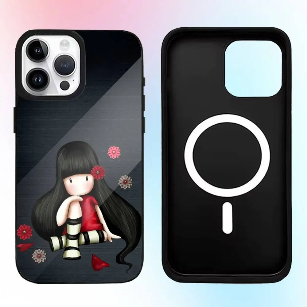 حافظة هاتف S-Santoro G-Gorjuss لهاتف iPhone17,16,15,14,13,12,11 Plus، Pro Max مغناطيسية للشحن اللاسلكي Magsafe #4