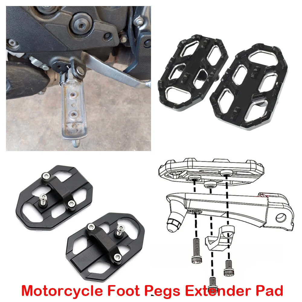 

Fits for Honda NC750X ABS NC 750X 750S 700X 700S 2012-2020 Motorcycle Foot Pegs Pedal Extension Front FootRest Enlarged Plate