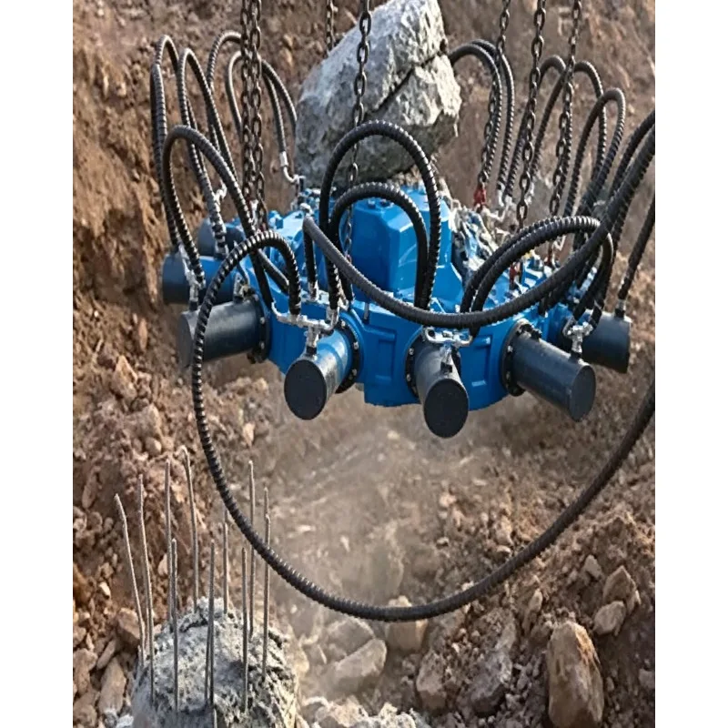 Pile Head Cutting Machine Hydraulic Concrete Pile Breaker Cutter for Bridge Foundation Work High Performance for Excavator