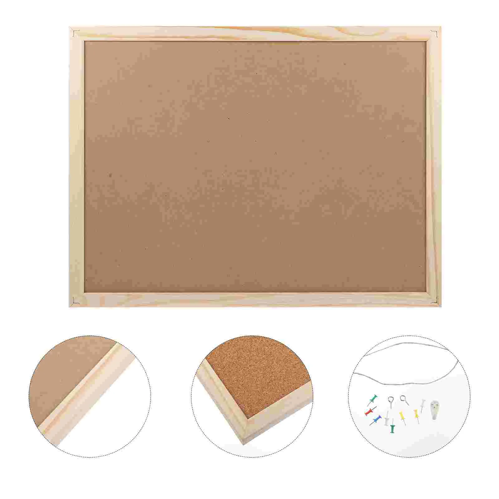 Bulletin Board Corkboard Hangable Announcement Boards Creative Message Decorative for Walls Office