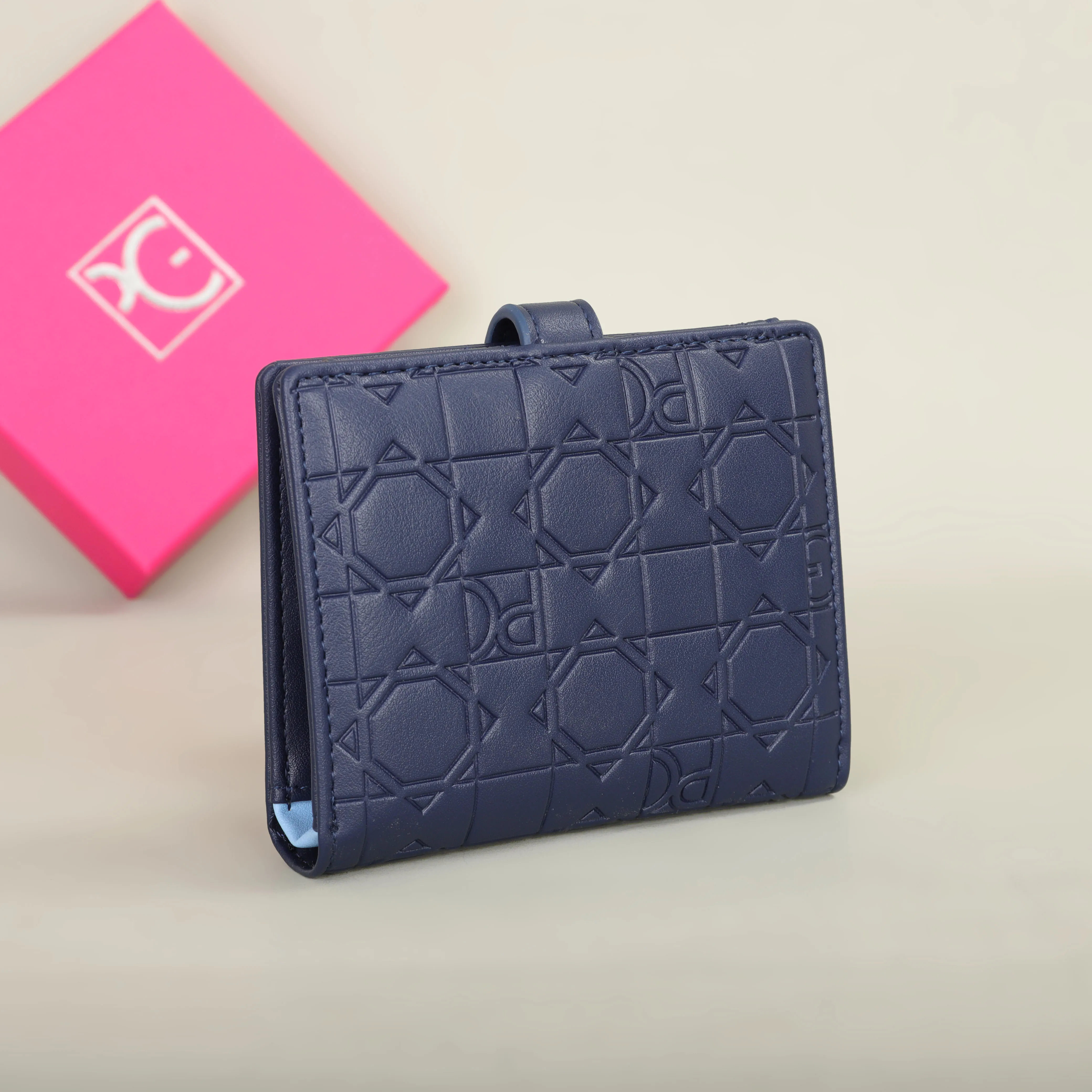 PG Wallet Fashion Classic Retro Damen-Universal-Geldbörse mit Buchstabendruck, tragbare Kartentasche, Zero Wallet – Detail 8
