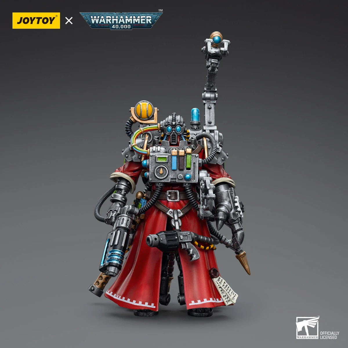 【JOYTOY】1/18 แอ็คชั่นฟิกเกอร์ Warhammer 40K Adeptus Mechanicus Cybernetica Datasmith เครื่องประดับของเล่นรุ่น