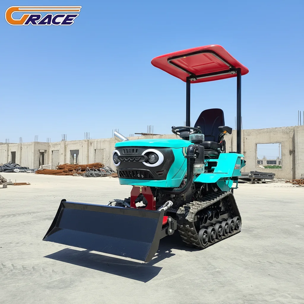 

Мини-трактор с возможностью индивидуальной настройки и многофункциональным вспомогательным оборудованием для работы в поле