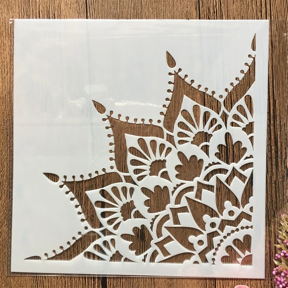 Рисунок 2 - 20*20 см Мандала 1/4 колесо круг