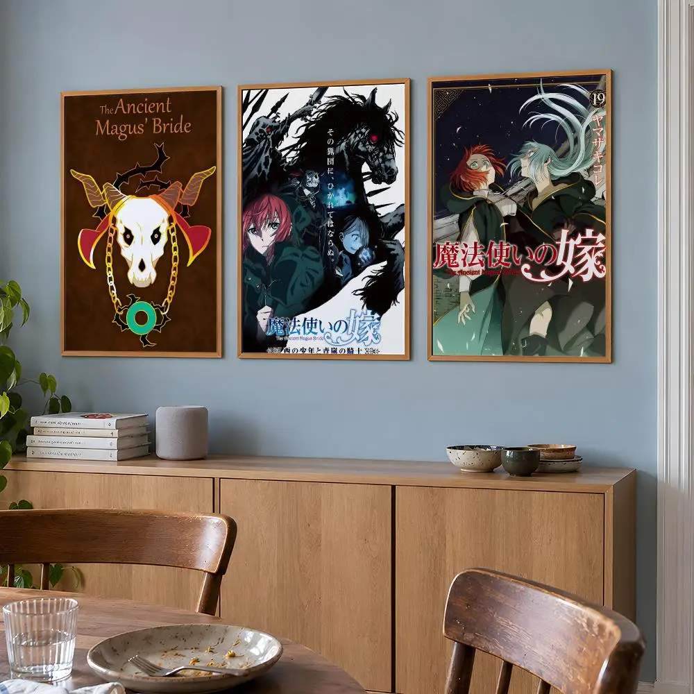 Anime The Ancient Magus Bride Chise Poster Wall Art Print HD Aesthetic Artwork Waterproof Printing For Fans Home Decor Gift