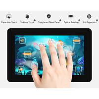 7inch DSI LCD (H) DSI Capacitive Touch Display for Raspberry Pi / ESP32-P4, 1280x720 Pixels, IPS Panel, Anti-Fingerprint Process