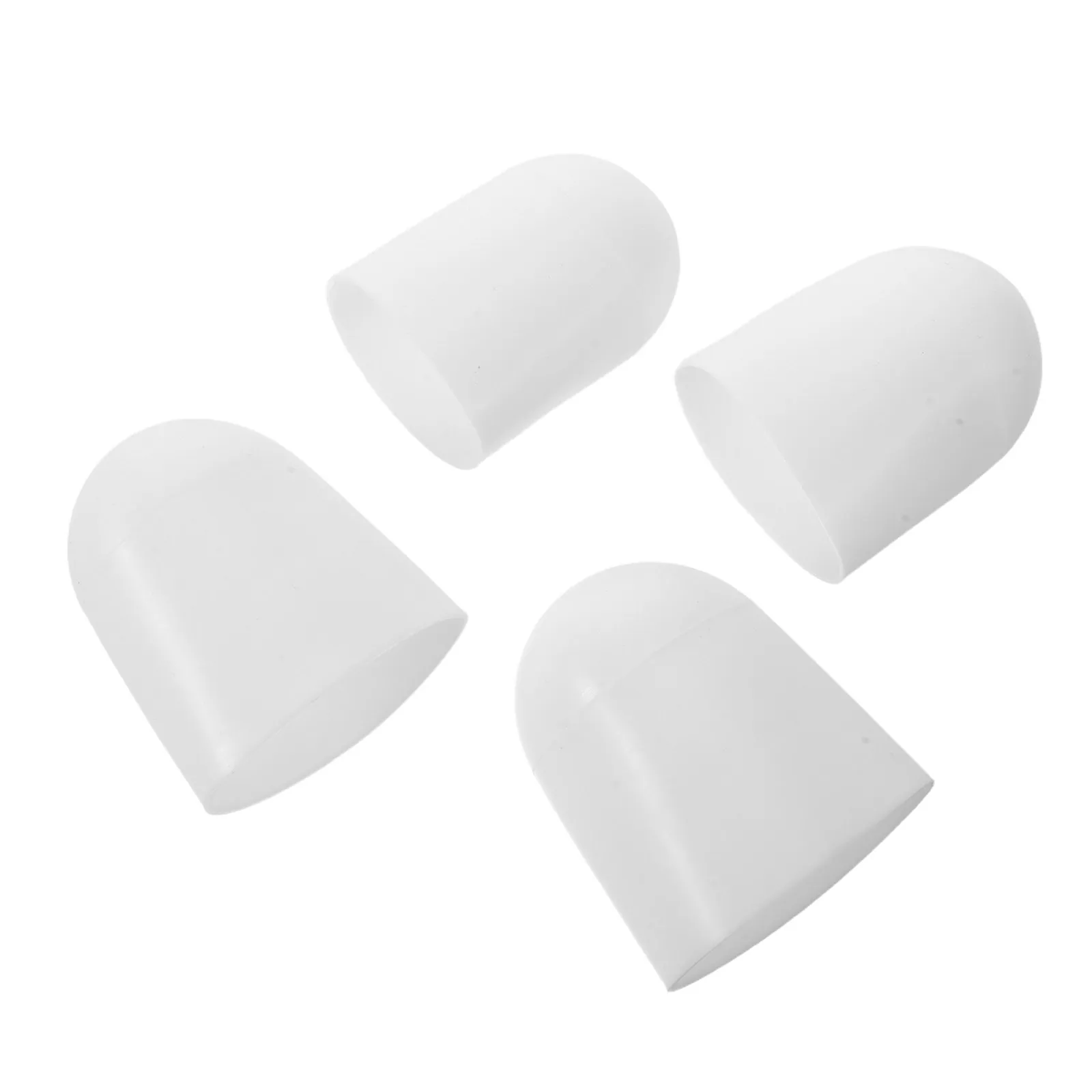4Pcs Round Flashlight Diffuser Cover 39-43Mm Waterproof Anti-Glare Silicone Beam Spreader for Outdoor Lantern LED Spotlight