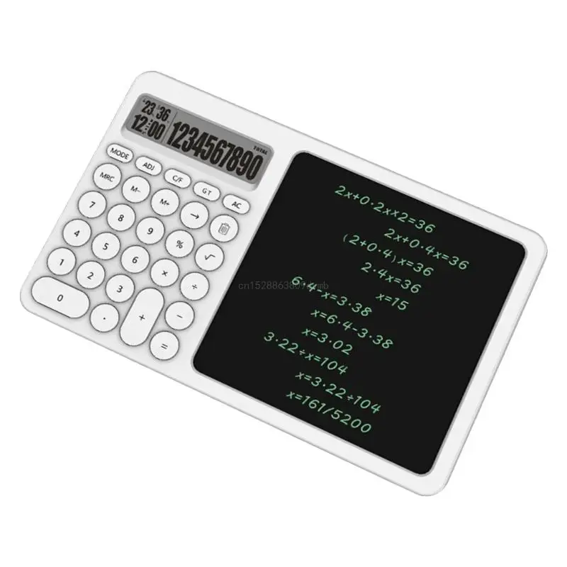 Tablette d'écriture LCD polyvalente avec calculatrice intégrée multifonction par R2LB