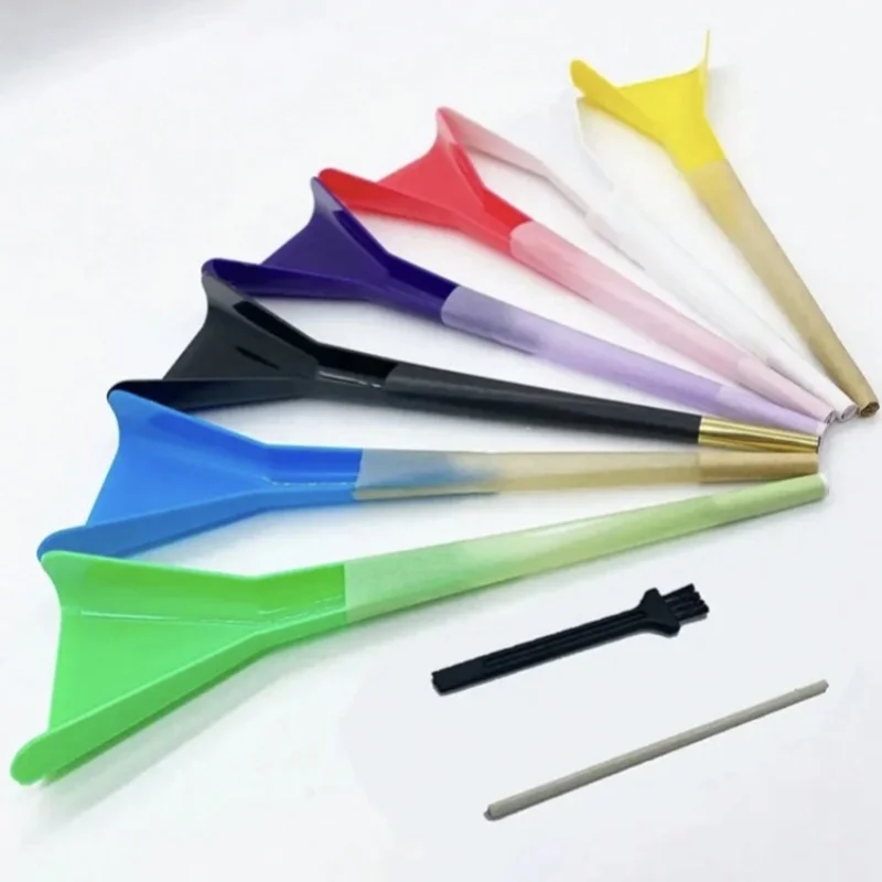 Pre Rolled Cones Loader Funnel Tool Set Including 1pcs Cone Loader, 1pcs Cleaning Brush And 1pcs Pressing Rod