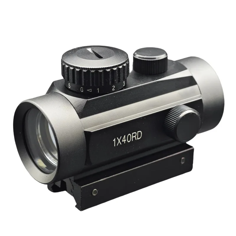 

1x40 red dot, crosshair, with laser tactical scope, adjustable optical reflex rifle scope, suitable for 11mm and 20mm rails