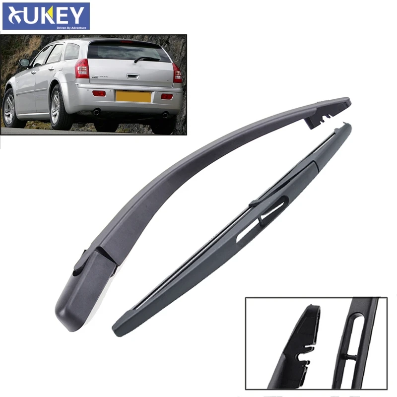 Xukey Tail Gate Rear Windscreen Wiper Arm Blade Kit Set For Chrysler 300C 300 C Touring 2010 2009 2008 2007 2006 2005