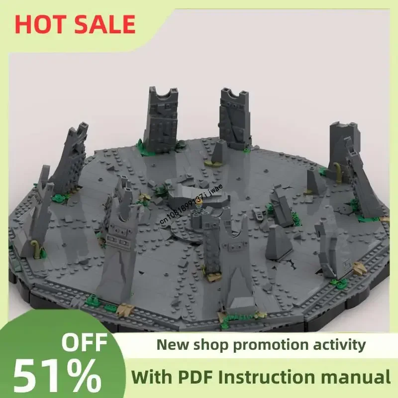 

New 1992Pcs Famous Star Battle Movie Moc Temple Model Building Moc Modular Custom Puzzle Creative Ideas Child Toy Birthday Gifts