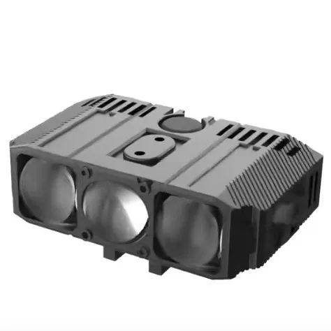 

140W Dual Color Three Eye LED Headlight Ultra Waterproof Hi Low Beam Motorcycle Spot Light EV Front Driving Car Accessories