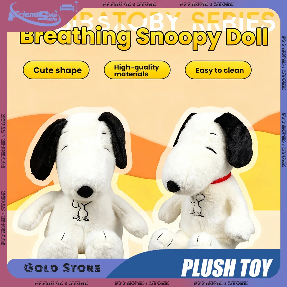 Plush Toys Breathing Dolls Soft Plush Stuffed Pillows Soothing Music Lights Sleep Companions Relieve Tension Anime Peripherals