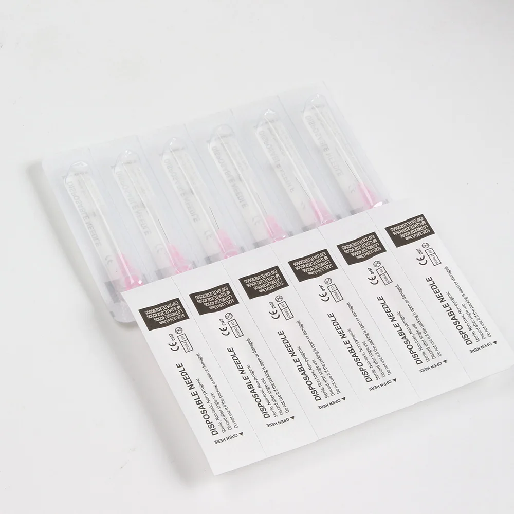 100 قطعة إبرة صغيرة غير مؤلمة جمال غير مؤلم متناهية الصغر 32 جرام * 4 مللي متر ، 32 جرام * 13 مللي متر محاقن إبر ميسو الكورية أدوات الجفن #3