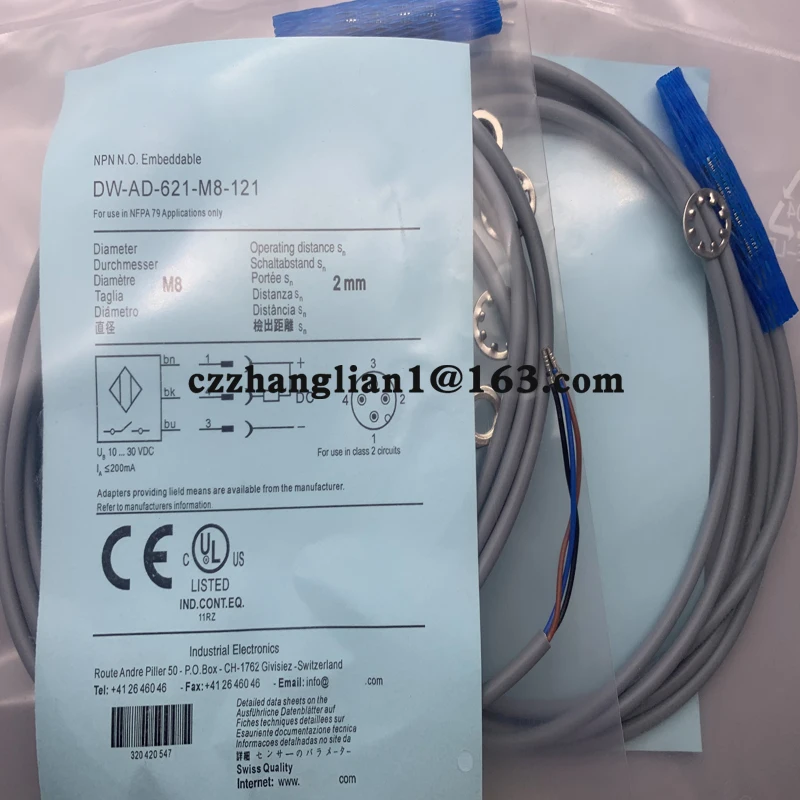 

The brand-new original sensor DW-AD-621 622 623 624-M8-121 122 One year warranty in stock