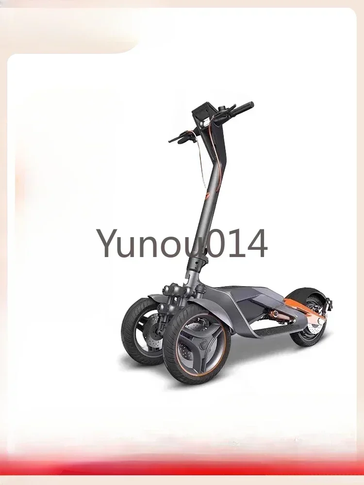 

Electric Scooter with Three Wheeled Folding Lithium Power Station, Riding Power Pedal Battery Bike