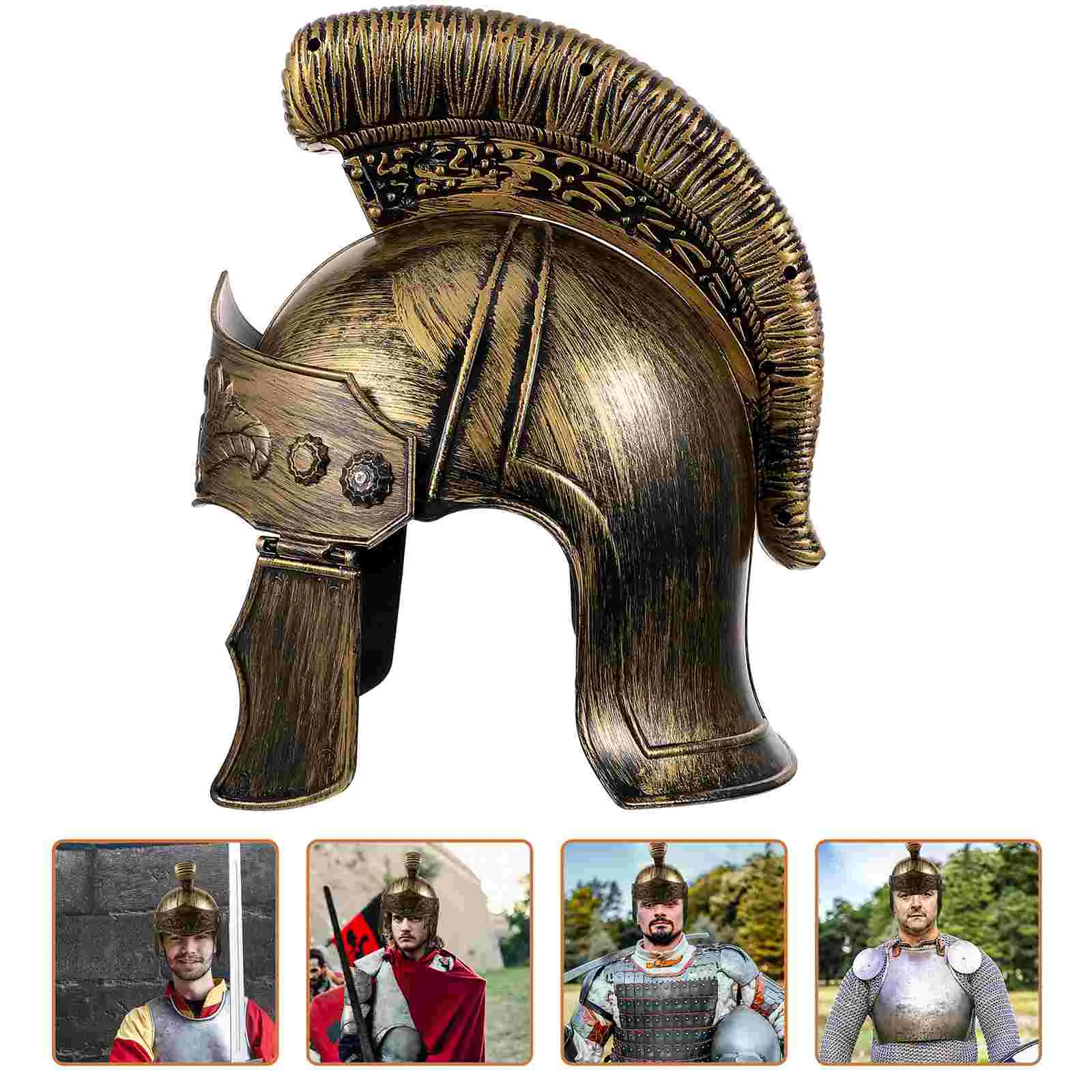 Ancient Roman Shield Samurai Knight Hat Party Prop Costume Pirate Carnival Photo Soldier Cosplay Novelty