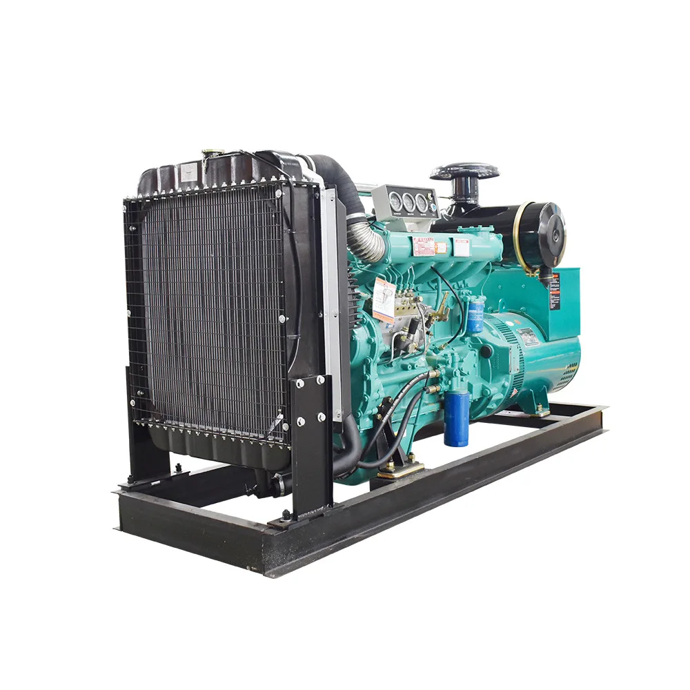 China supplier 100kva 80kw diesel generator power with weifang R6105AZD diesel engine and 100% copper brush alternator with CE