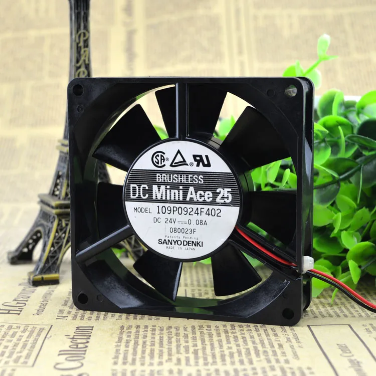

НОВЫЙ ОРИГИНАЛЬНЫЙ 109P0924F402 24 В 0,08 А 9025 90*90*25 мм 9 см ОХЛАЖДАЮЩИЙ ВЕНТИЛЯТОР