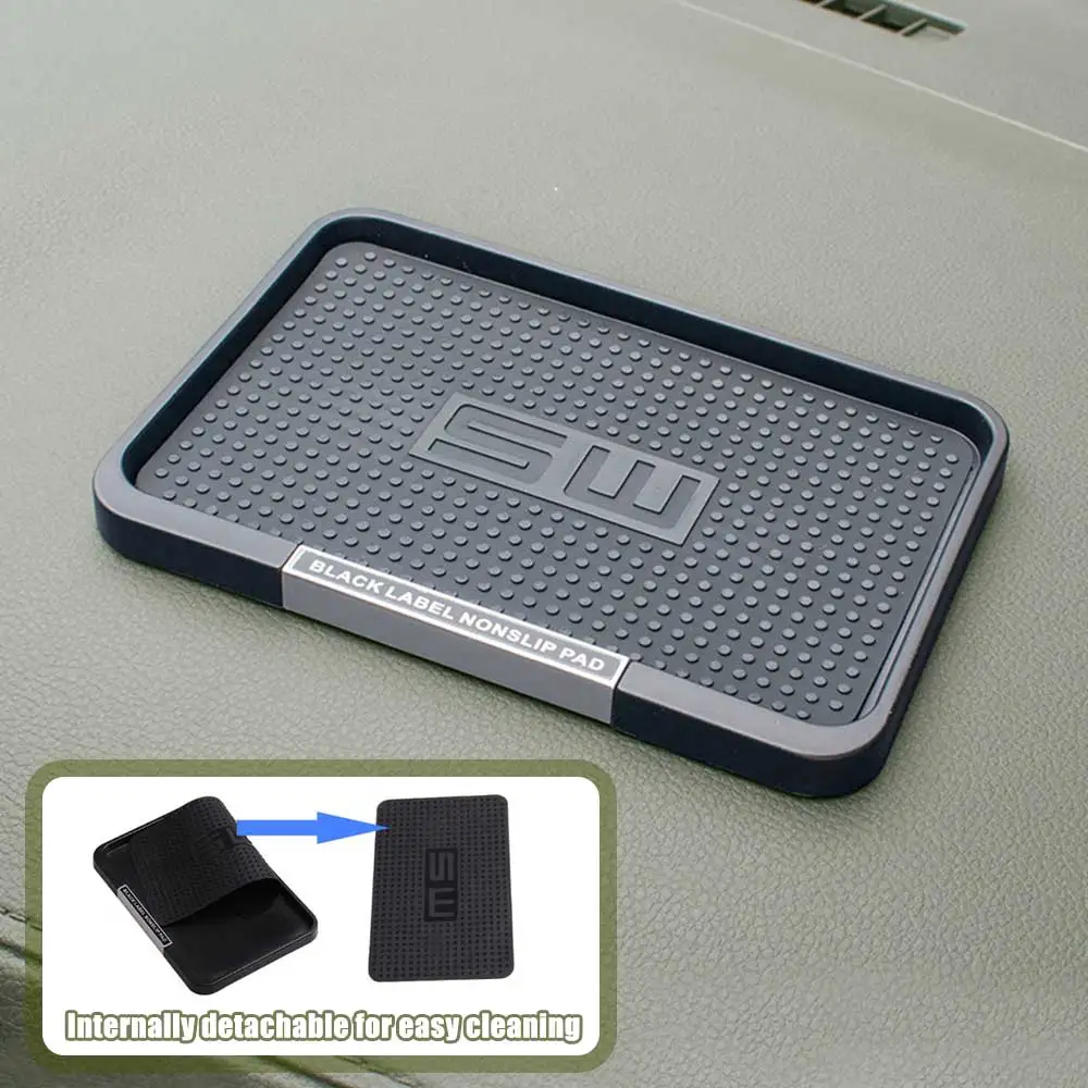

Car Interior Center Console Storage Pad Car Dashboard Ornaments Silicone Mat Phone Holder Headset Anti Slip Mat Accessories