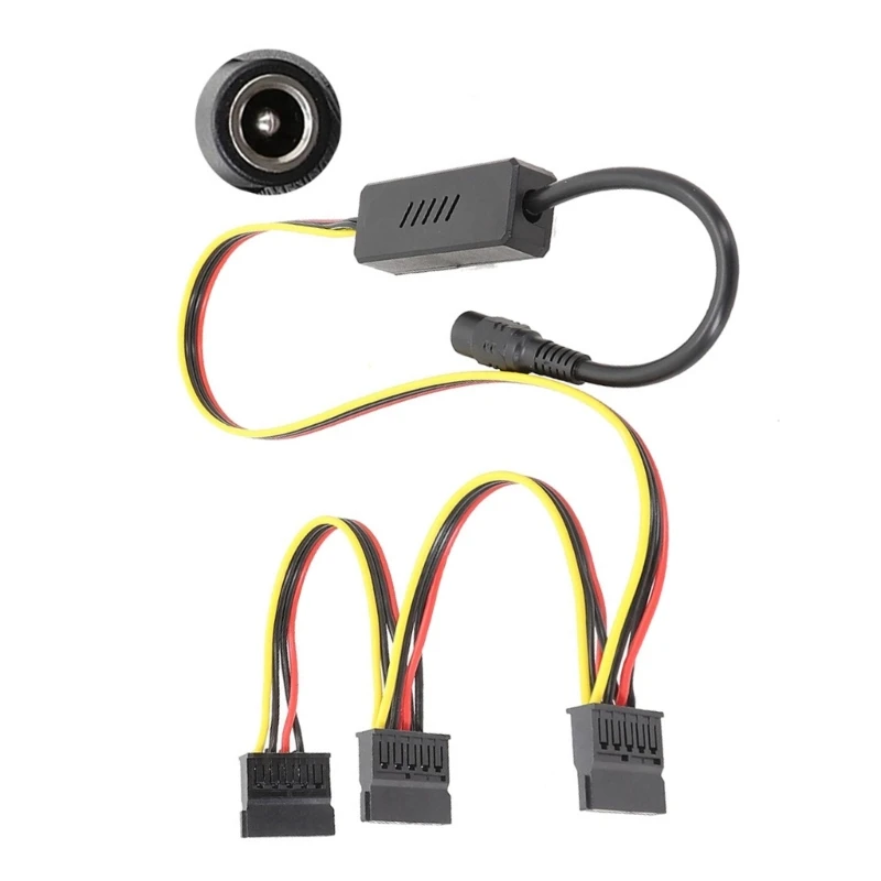 ความทนทาน ถึง DC5.5X2.5 มม. สายไฟ 12V สำหรับจ่ายไฟฮาร์ดไดรฟ์ 50 ซม.