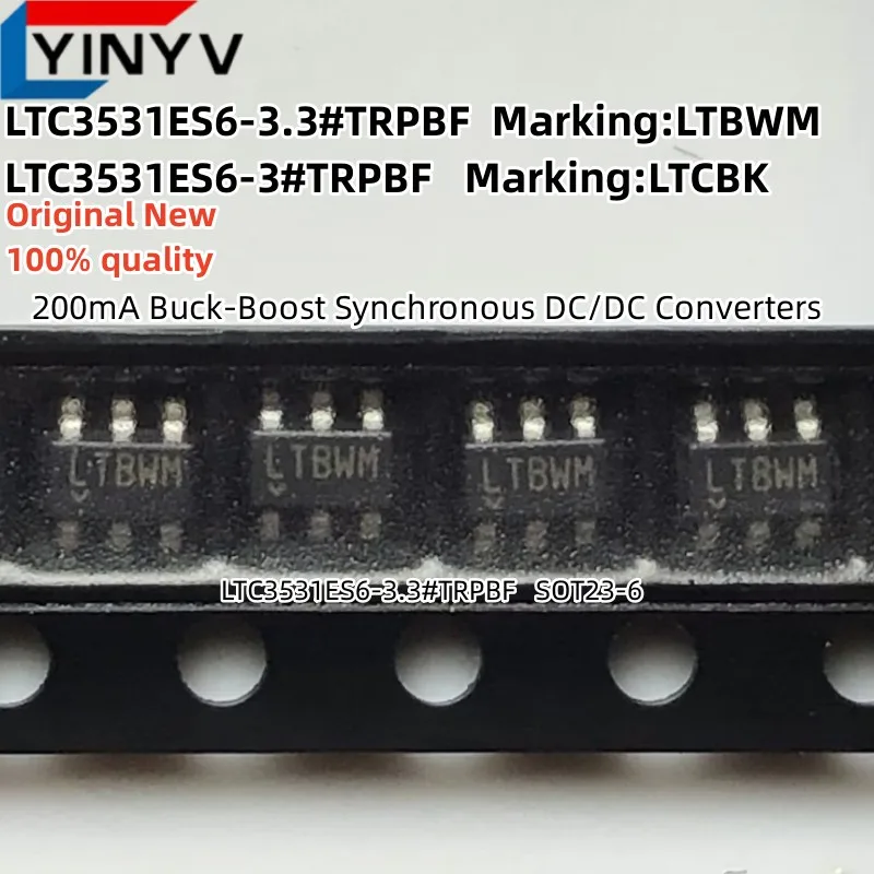 5PCS LTC3531ES6 LTC3531ES6-3.3#TRPBF LTBWM LTC3531ES6-3.3 LTC3531ES6-3#TRPBF LTCBK LTC3531ES6-3  SOT23-6 LTC3531 100% new